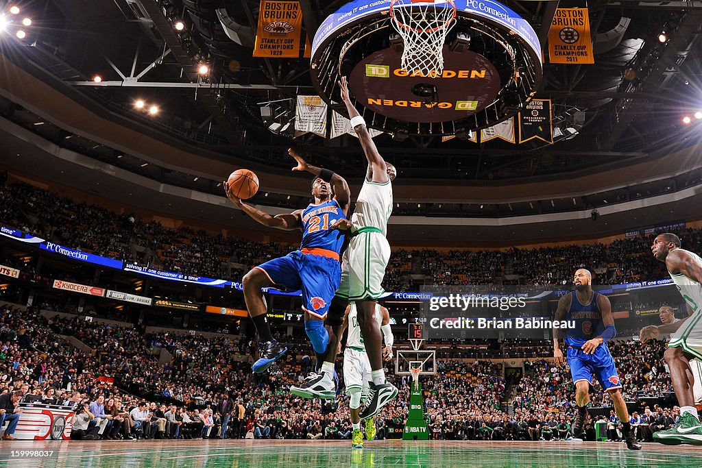 New York Knicks v Boston Celtics