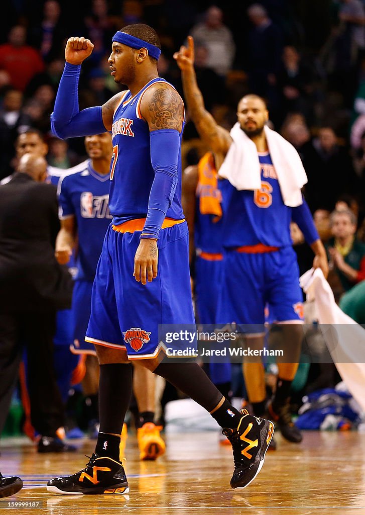 New York Knicks v Boston Celtics