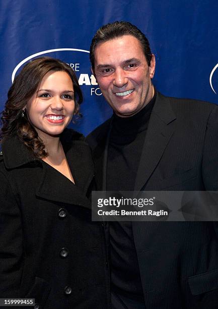 Lee Mazzilli and daugther Jenna Mazzilli attends the Joe Torre Safe At Home Foundation's 10th Anniversary Gala at Pier Sixty at Chelsea Piers on...