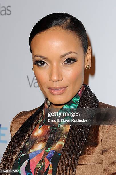 Selita Ebanks attends the Vera Launch at Ambassadors River View at the United Nations on January 24, 2013 in New York City.
