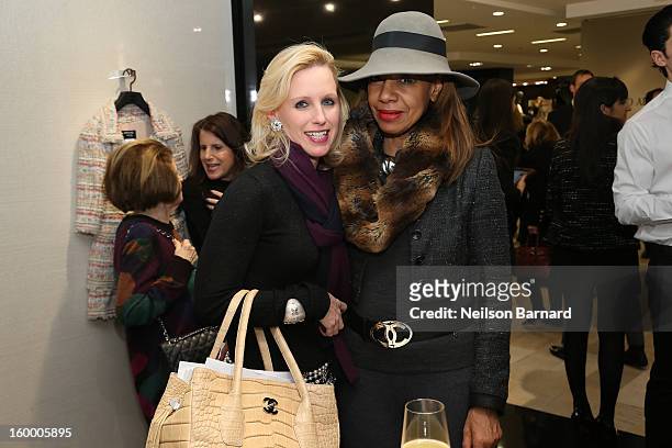 Guests attend Bloomingdale's celebration of the newly renovated Chanel RTW Boutique at Bloomingdale's 59th Street Store on January 24, 2013 in New...