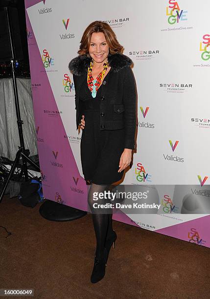 LuAnn de Lesseps attends the Vera Launch at at Ambassadors River View at the United Nations on January 24, 2013 in New York City.