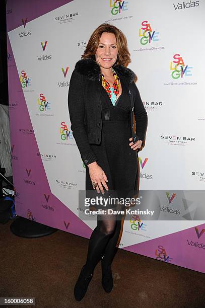 LuAnn de Lesseps attends the Vera Launch at at Ambassadors River View at the United Nations on January 24, 2013 in New York City.