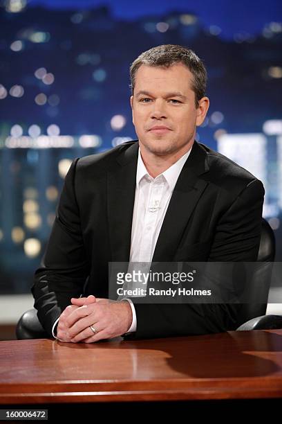 On Thursday January 24th, Oscar winner Matt Damon exacted his revenge following a decade of torture by hijacking Kimmel's late night show and...