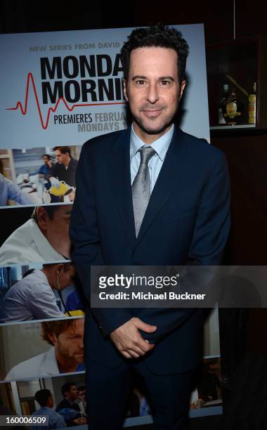 Actor Jonathan Silverman attends "Monday Mornings" Premiere Reception at at BOA Steakhouse on January 24, 2013 in West Hollywood, California....