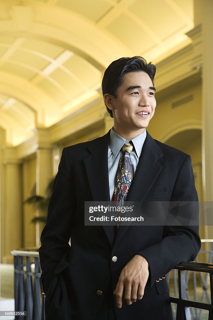 Businessman in Hotel