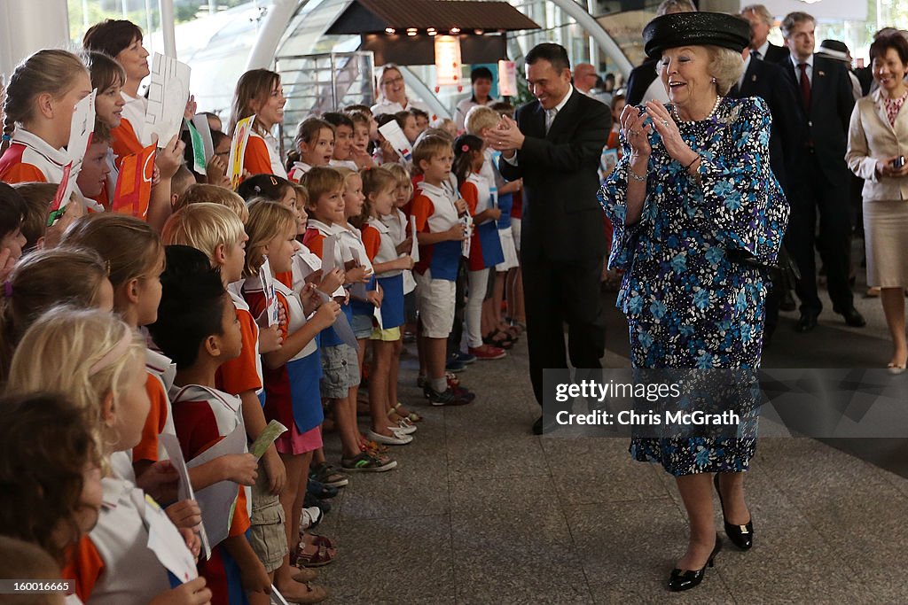 Queen Beatrix Visits Singapore