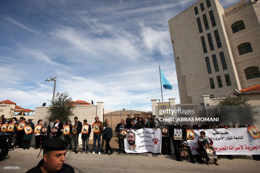 PALESTINIAN-ISRAEL-CONFLICT-PRISONERS-DEMO