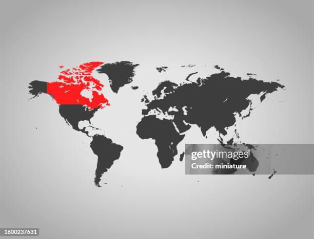 canada map - canada stock illustrations