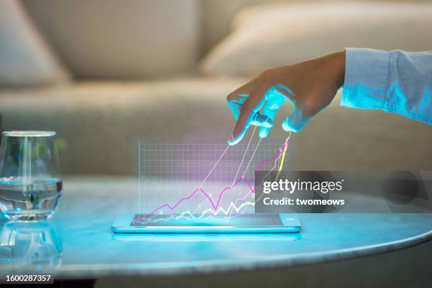 success of business uptrend chart and graph life style image - stock photo. - market research stock pictures, royalty-free photos & images