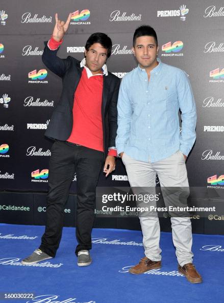 Alejandro Rengifo and Mauricio Rengifo of Cali and el Dandee attend ...