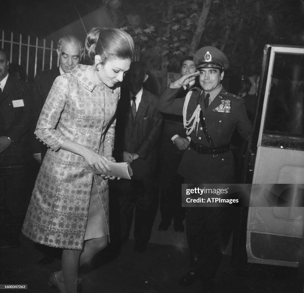 Farah Pahlavi at Heydarnia Stadium