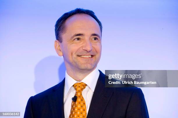 Jim Hagemann Snabe, CO-CEO of SAP AG, attends the annual results press conference on January 23, 2013 in Walldorf, Germany. SAP AG, the biggest maker...