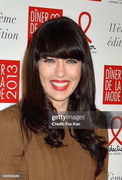Nolwenn Leroy attends the Sidaction Gala Dinner 2013 at Pavillon d'Armenonville on January 24, 2013 in Paris, France.