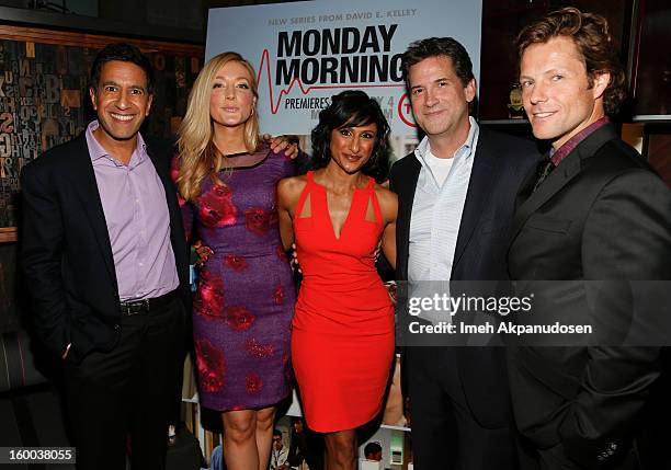 Dr. Sanjay Gupta, actresses Jennifer Finnigan and Sarayu Blue, President, Head of Programming for TNT, TBS and Turner Classic Movies Michael Wright,...