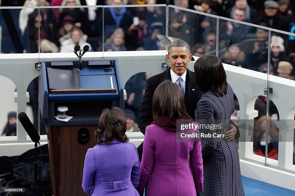 Barack Obama Sworn In As U.S. President For A Second Term