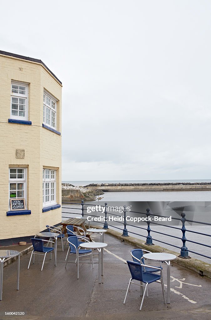 Cafe and  Ocean