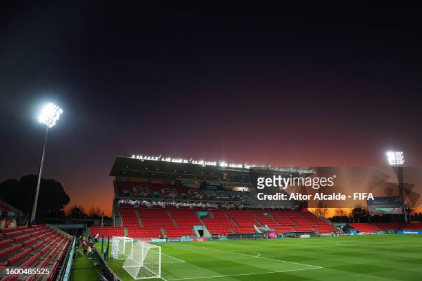 General view prior to the FIFA Women's World Cup Australia & New Zealand 2023 Round of 16 match between France and Morocco at Hindmarsh Stadium on...