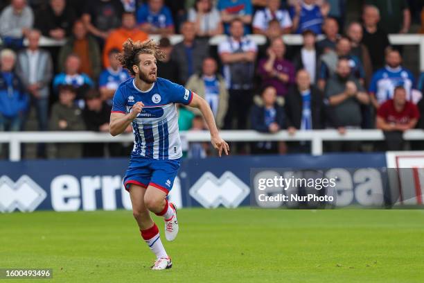 Anthony Gomez Mancini of Hartlepool United during the Vanarama National League match between Hartlepool United and Gateshead at Victoria Park,...