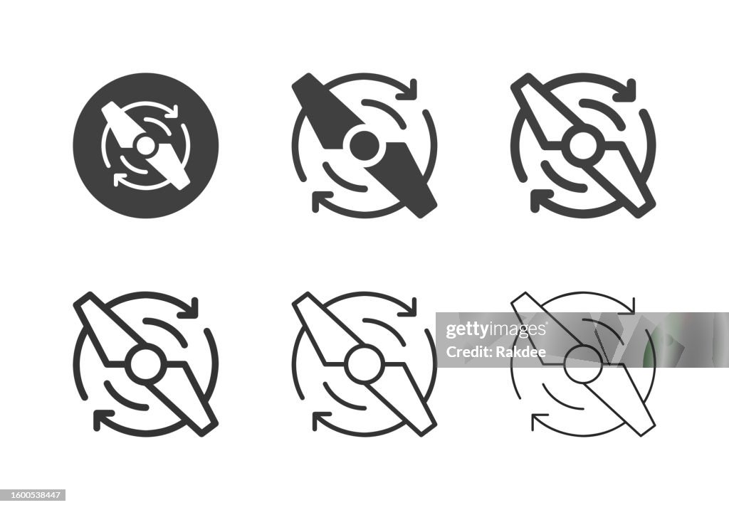 Drone Propeller Icons - Multi Series