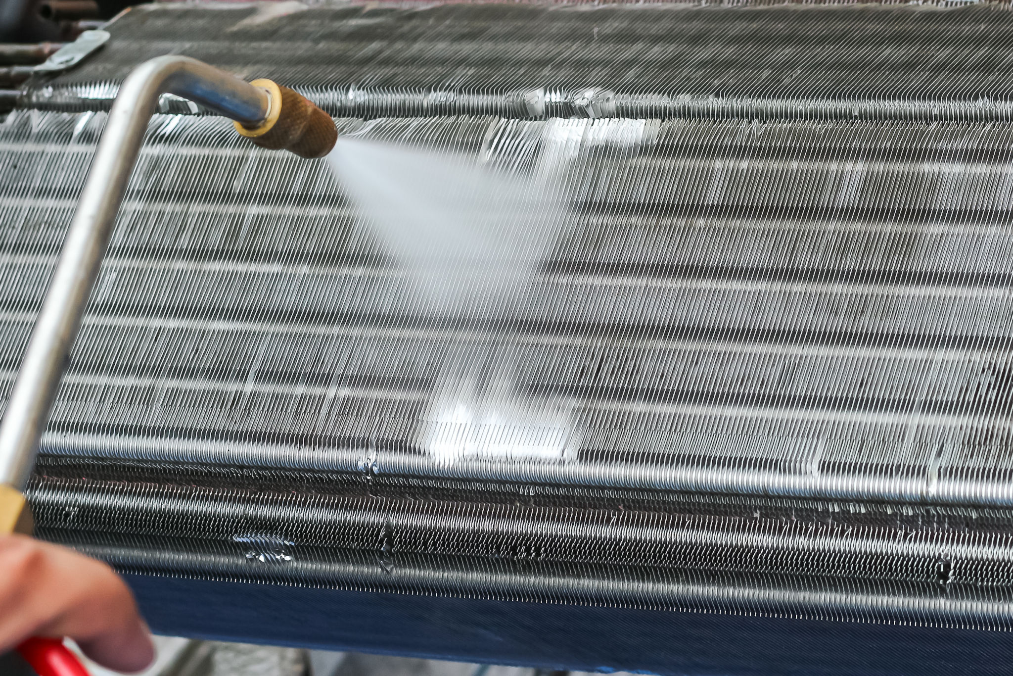 cleaning air cooler