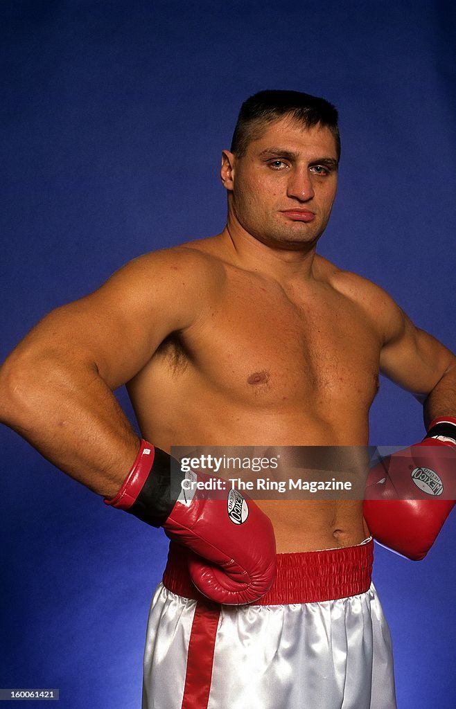 Andrew Golota poses for a portrait in 1996 in New York. The Ring