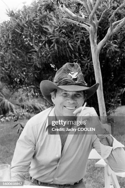 Portrait du cascadeur de film Hal Needham le 23 mai 1982.