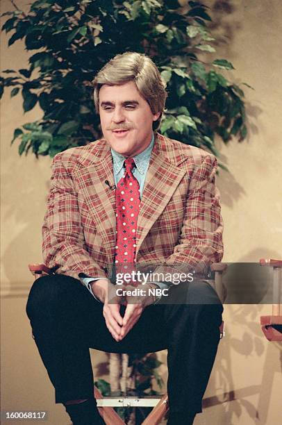 Episode 1070 -- Pictured: Host Jay Leno during a skit on January 10, 1997 --