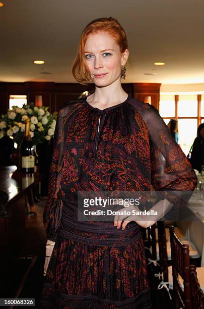 Actress Jessica Joffe attends the Champagne Taittinger Women in Hollywood Lunch hosted by Vitalie Taittinger at Sunset Tower on January 25, 2013 in...