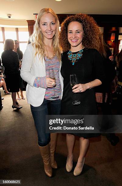 Foam Magazine Editor-in-Chief Sari Tucshman attends the Champagne Taittinger Women in Hollywood Lunch hosted by Vitalie Taittinger at Sunset Tower on...