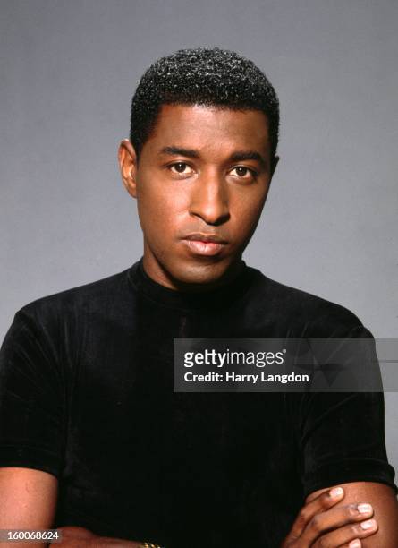 Singer, songwriter and producer Kenneth 'Babyface' Edmonds poses for a portrait in 1992 in Los Angeles, California.