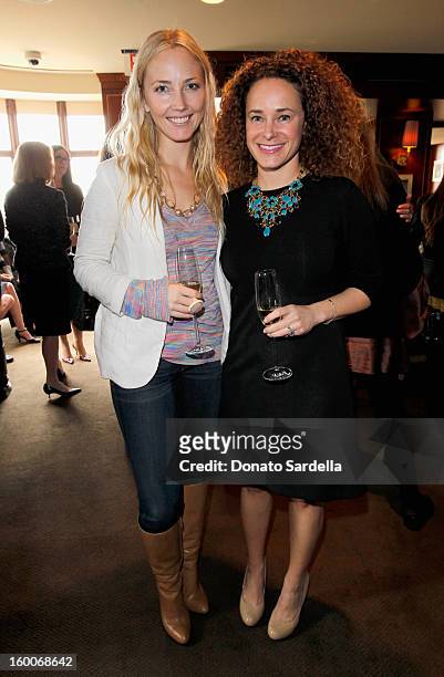 Foam Magazine Editor-in-Chief Sari Tucshman attends the Champagne Taittinger Women in Hollywood Lunch hosted by Vitalie Taittinger at Sunset Tower on...