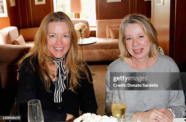 Diane English attends the Champagne Taittinger Women in Hollywood Lunch hosted by Vitalie Taittinger at Sunset Tower on January 25, 2013 in West...