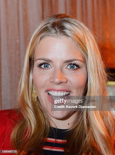 Awards social media ambassador Busy Philipps attends the 19th Annual Screen Actors Guild Awards ceremony behind the scenes event at The Shrine...