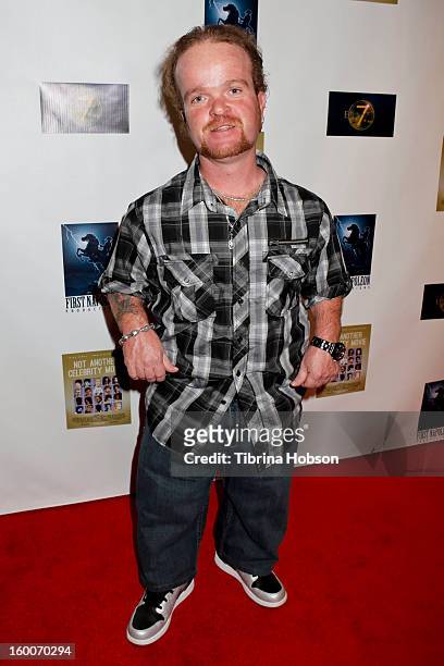 Bradley Galey attends the 'Not Another Celebrity Movie' Los Angeles premiere at Pacific Design Center on January 17, 2013 in West Hollywood,...
