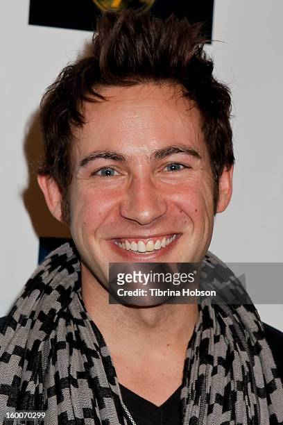 Jason Lockhart attends the 'Not Another Celebrity Movie' Los Angeles premiere at Pacific Design Center on January 17, 2013 in West Hollywood,...