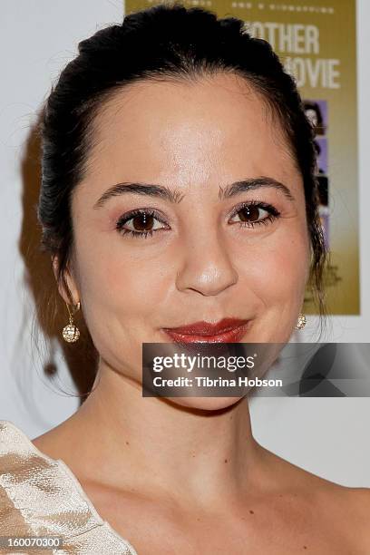 Marissa Leon attends the 'Not Another Celebrity Movie' Los Angeles premiere at Pacific Design Center on January 17, 2013 in West Hollywood,...