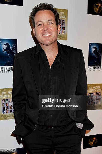 Dave Burleigh attends the 'Not Another Celebrity Movie' Los Angeles premiere at Pacific Design Center on January 17, 2013 in West Hollywood,...