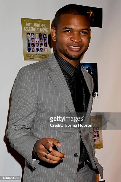 Johnny Boyd attends the 'Not Another Celebrity Movie' Los Angeles premiere at Pacific Design Center on January 17, 2013 in West Hollywood, California.
