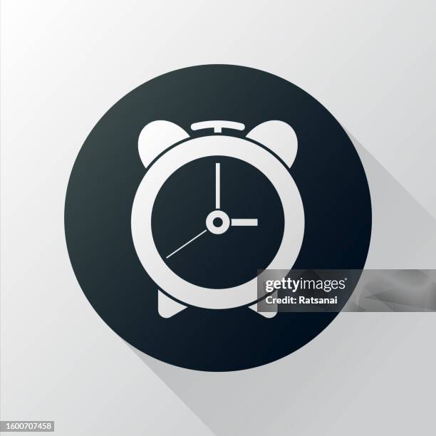 alarm clock - sleep on time stock illustrations