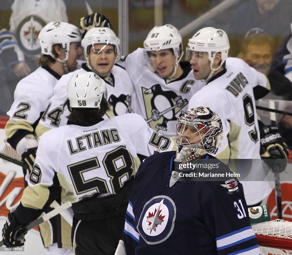 Pittsburgh Penguins v Winnipeg Jets