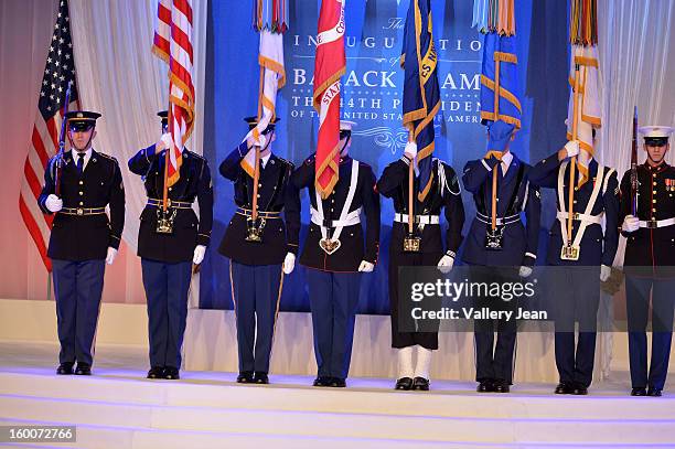 General view of atmosphere during the Inaugural Ball at the Walter E. Washington Convention Center on January 21, 2013 in Washington, DC.