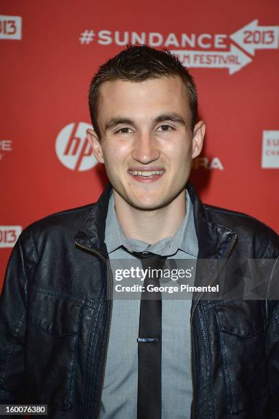 Writer Matt Whiteley attends the "jOBS" Premiere during the 2013 Sundance Film Festival at Eccles Center Theatre on January 25, 2013 in Park City,...