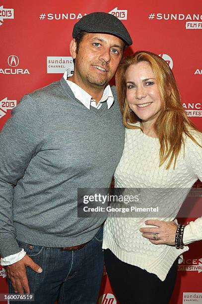 Producers Robert Teitel and Jana Edelbaum attend "The Inevitable Defeat Of Mister And Pete" Premiere during the 2013 Sundance Film Festival at Eccles...