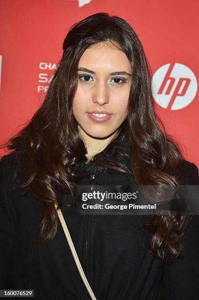 Cast member Lana Giacose attends "The Inevitable Defeat Of Mister And Pete" Premiere during the 2013 Sundance Film Festival at Eccles Center Theatre...