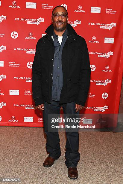 Director George Tillman Jr. Attends "The Inevitable Defeat Of Mister And Pete" Premiere during the 2013 Sundance Film Festival at Eccles Center...