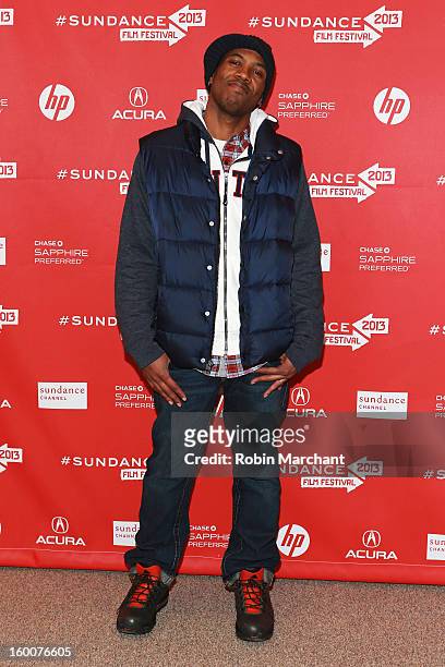 Screenwriter Michael Starburry attends "The Inevitable Defeat Of Mister And Pete" Premiere during the 2013 Sundance Film Festival at Eccles Center...