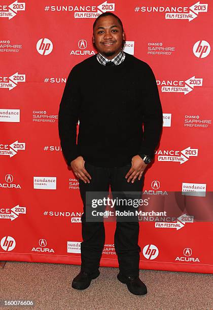 Julito McCullum attends "The Inevitable Defeat Of Mister And Pete" Premiere during the 2013 Sundance Film Festival at Eccles Center Theatre on...