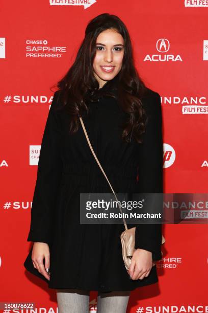 Cast member Lana Giacose attends "The Inevitable Defeat Of Mister And Pete" Premiere during the 2013 Sundance Film Festival at Eccles Center Theatre...