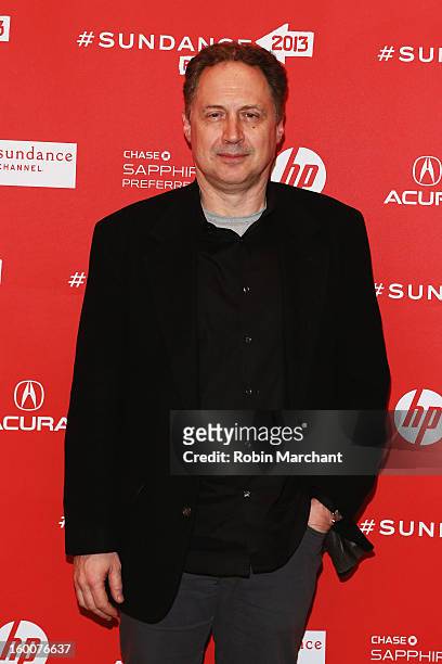 Composer Mark Isham attends the "The Inevitable Defeat Of Mister and Pete" Premiere during the 2013 Sundance Film Festival at Eccles Center Theatre...
